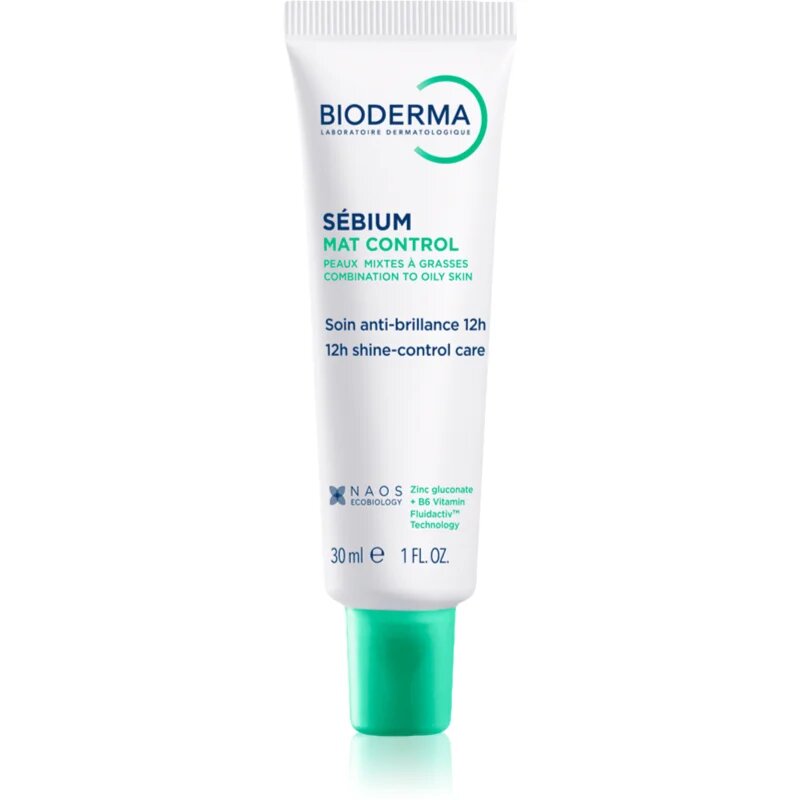 Bioderma Sébium Mat Control crema matifianta pentru piele lucioasa cu pori dilatati 30 ml