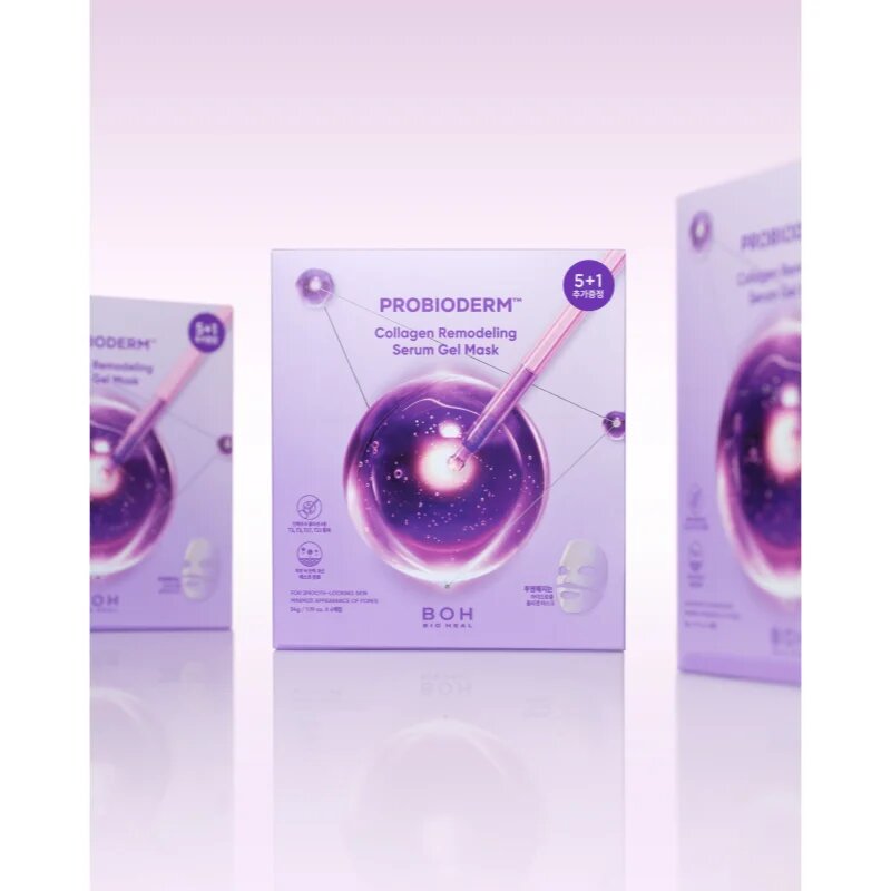 BIOHEAL BOH Probioderm Collagen Remodeling Serum Gel Mask mască hidrogel pentru fermitatea pielii 1 buc