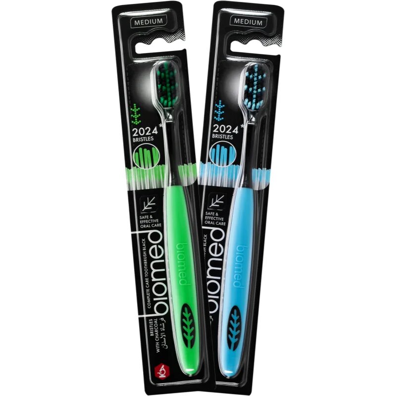 Biomed Complex Toothbrush perie de dinti cu cărbune activ Medium 1 buc