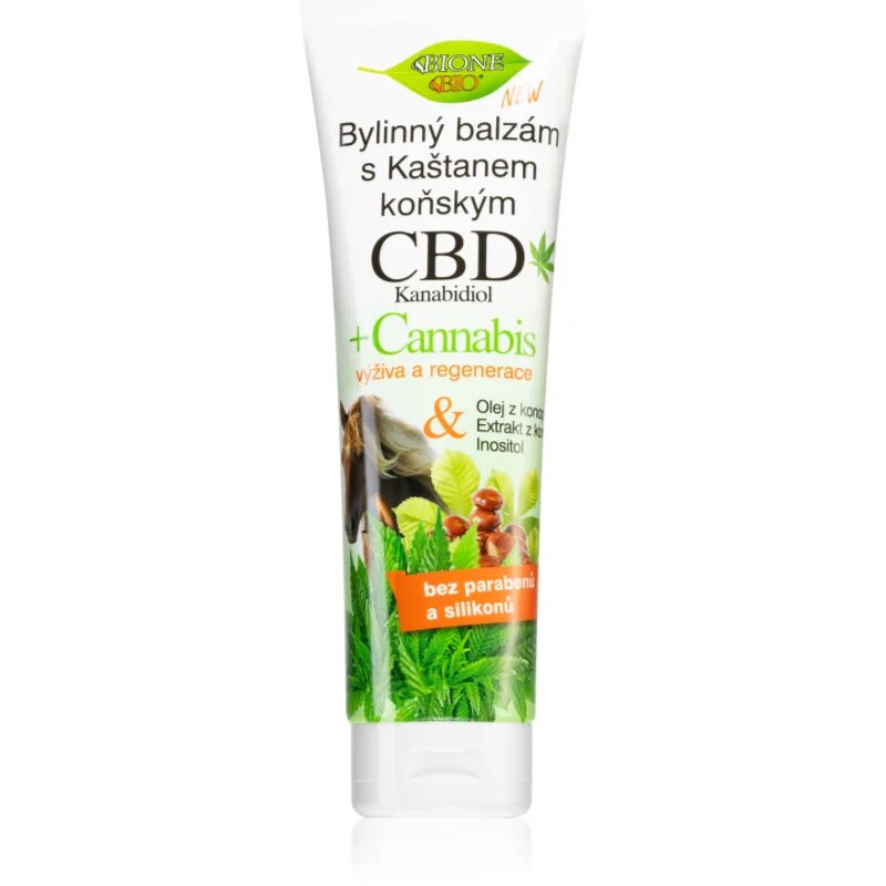 Bione Cosmetics Cannabis CBD balsam relaxant pentru masaj cu CBD 300 ml