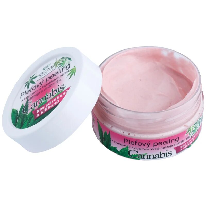 Bione Cosmetics Cannabis exfoliant facial pentru fata si corp 200 g