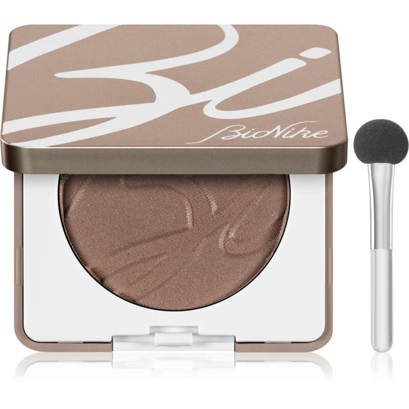 BioNike Color Silky Touch farduri de pleoape cu efect satinat pentru ochi sensibili culoare 411 Taupe 3 g