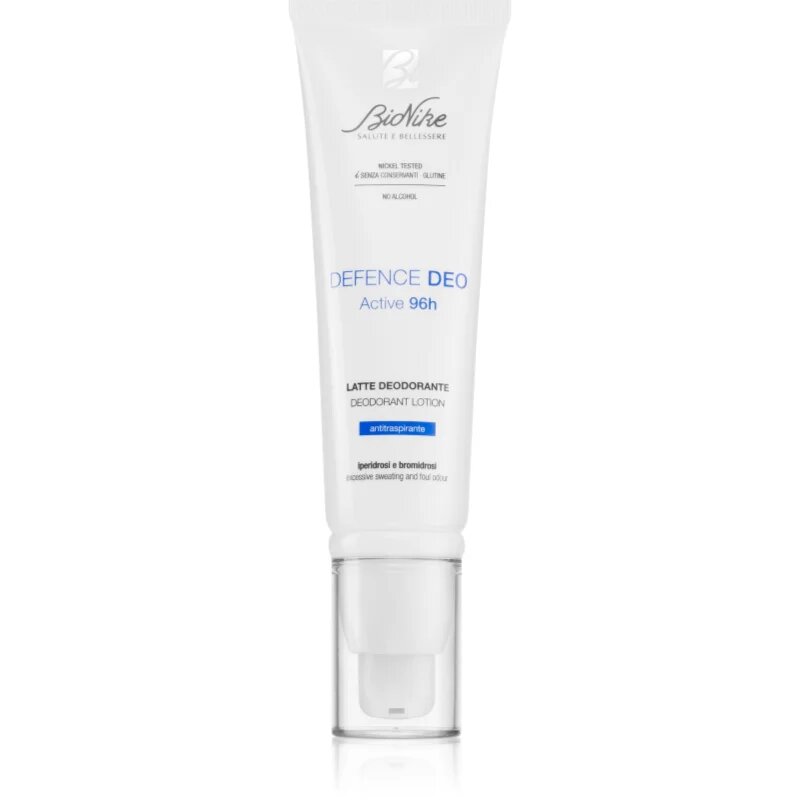 BioNike Defence Deo crema antiperspirantă pentru a reduce transpirația pentru brațe picioare și corp 50 ml