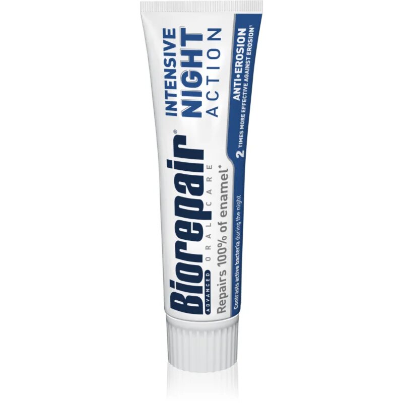 Biorepair Advanced Intensive Night tratament de noapte intensiv pentru refacerea smaltului dintilor 75 ml