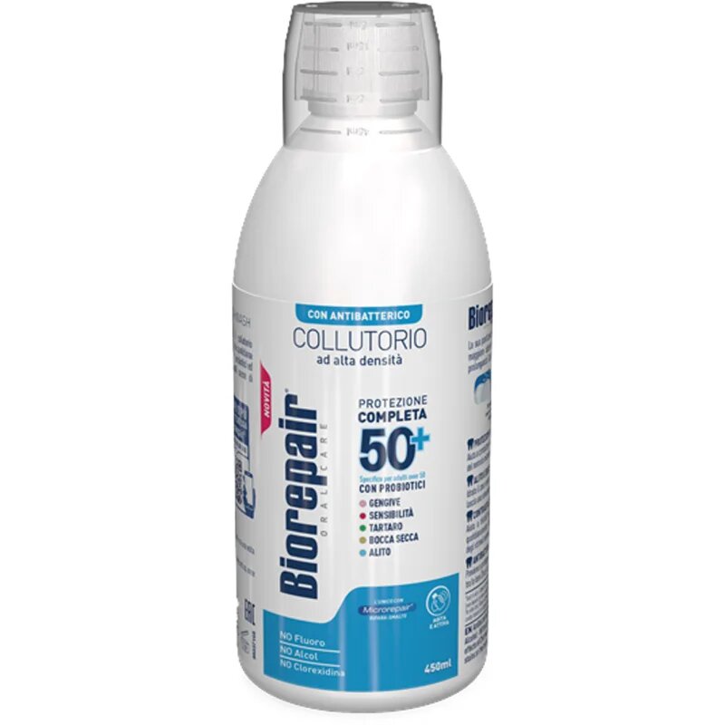 Biorepair Complete Protection 50+ apă de gură cu efect antibacterian 450 ml