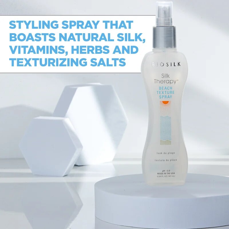 Biosilk Silk Therapy Beach Texture Spray spray cu efect de plajă 167 ml