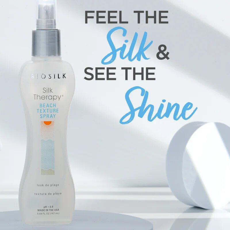 Biosilk Silk Therapy Beach Texture Spray spray cu efect de plajă 167 ml