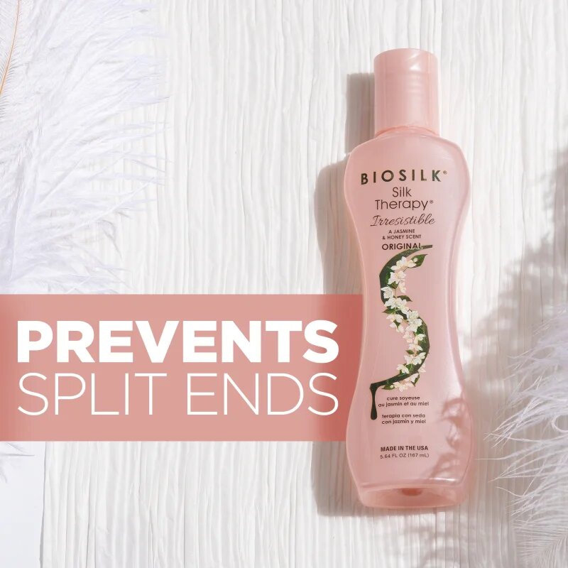 Biosilk Silk Therapy Irresistible Aplicarea jeturilor de refacere pentru ingrijire cu mătase 167 ml