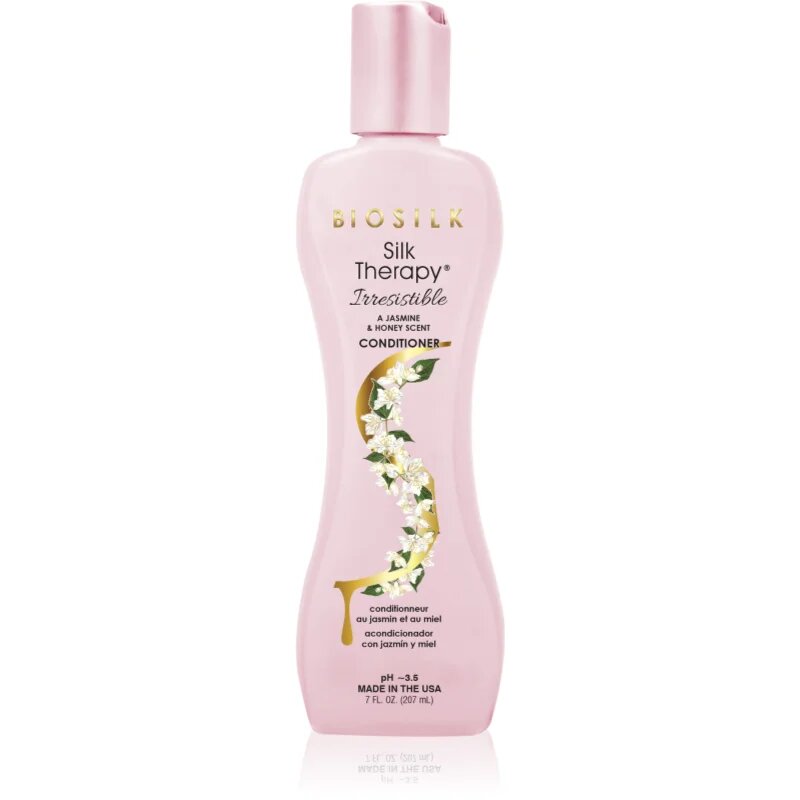 Biosilk Silk Therapy Irresistible Conditioner balsam pentru regenerare pentru un par stralucitor si catifelat 207 ml