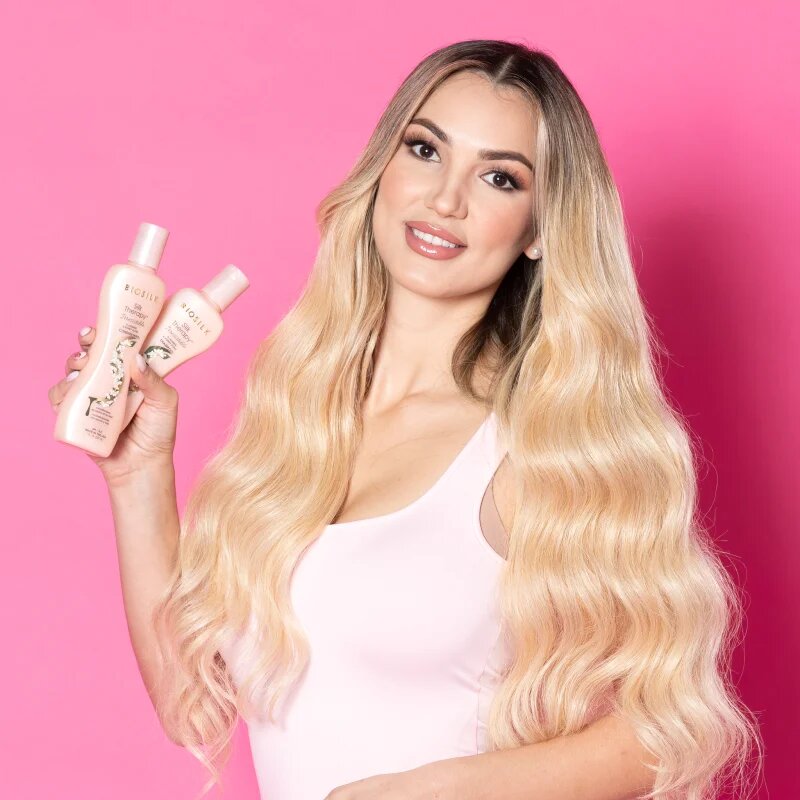 Biosilk Silk Therapy Irresistible Conditioner balsam pentru regenerare pentru un par stralucitor si catifelat 207 ml