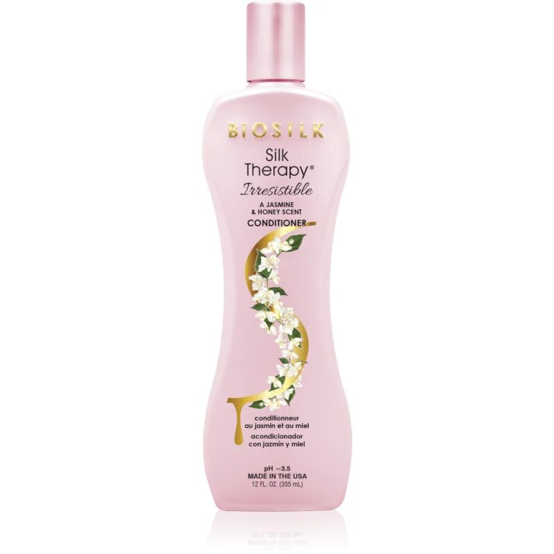 Biosilk Silk Therapy Irresistible Conditioner balsam pentru regenerare pentru un par stralucitor si catifelat 355 ml