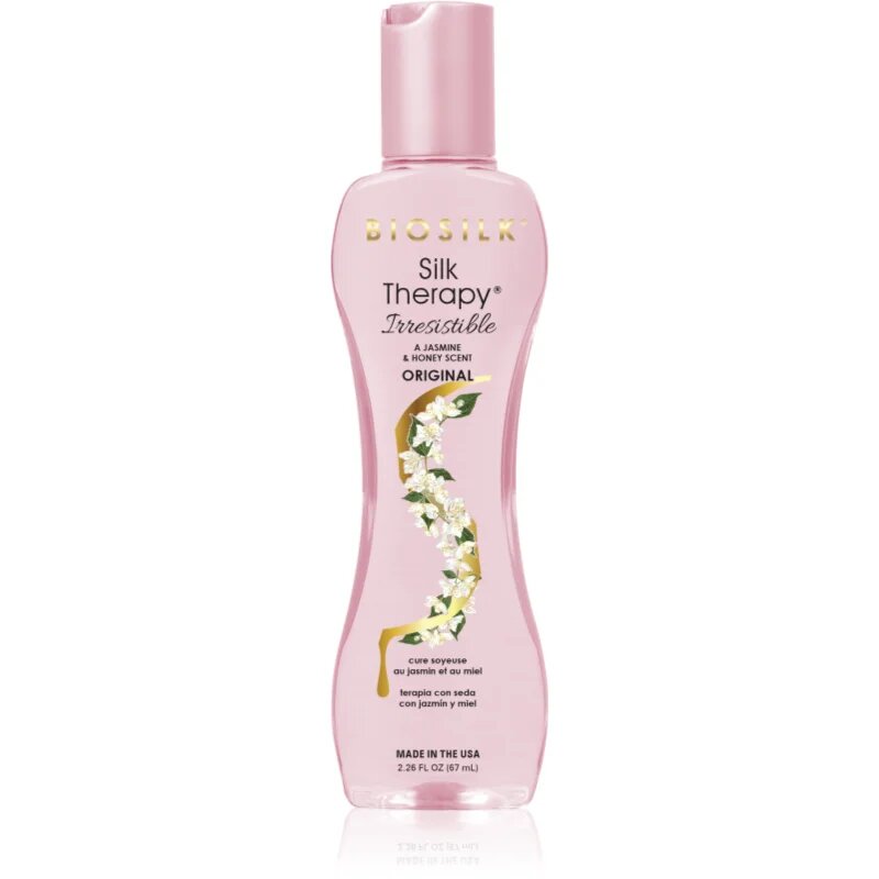 Biosilk Silk Therapy Irresistible Leave-In Treatment Aplicarea jeturilor de refacere pentru ingrijire cu mătase 67 ml