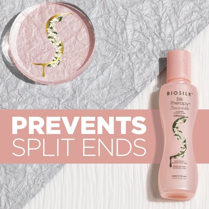 Biosilk Silk Therapy Irresistible Leave-In Treatment Aplicarea jeturilor de refacere pentru ingrijire cu mătase 67 ml