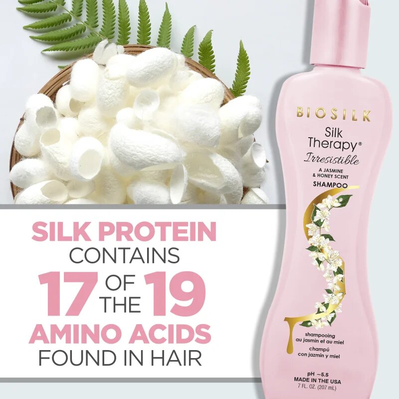 Biosilk Silk Therapy Irresistible Shampoo șampon regenerator cu mătase 207 ml