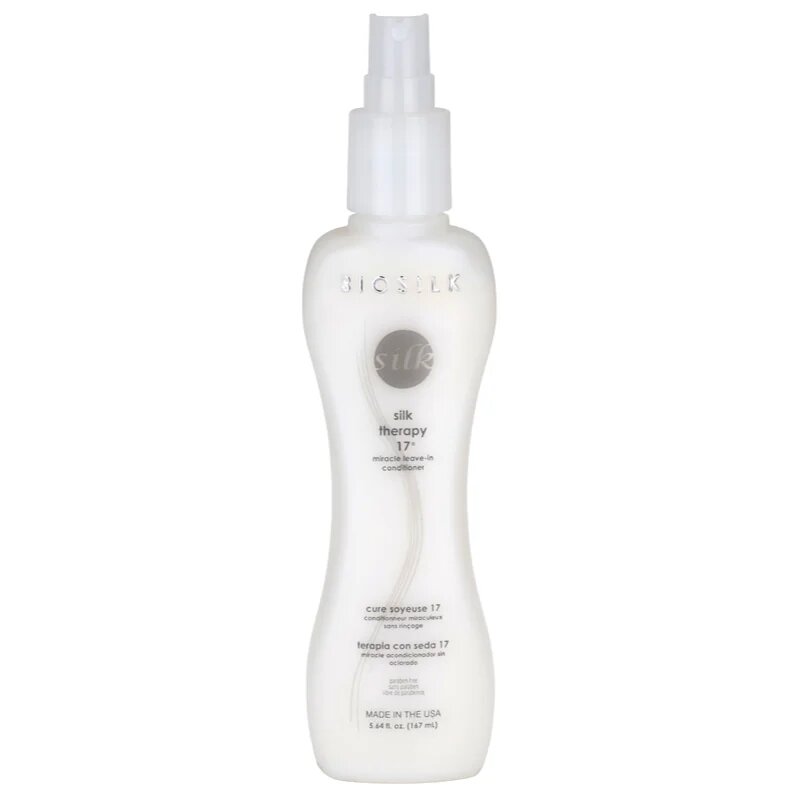 Biosilk Silk Therapy Miracle 17 balsam sub forma de spray pentru toate tipurile de păr 167 ml