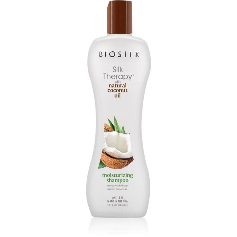 Biosilk Silk Therapy Natural Coconut Oil sampon hidratant cu ulei de cocos 355 ml