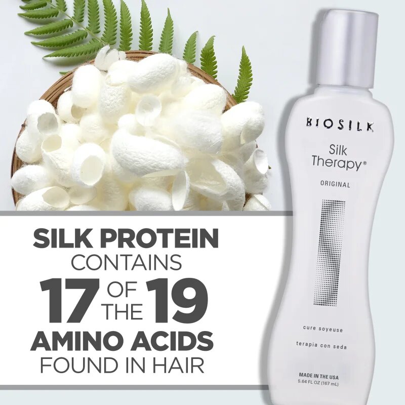 Biosilk Silk Therapy Original de ingrijire si restaurare pentru toate tipurile de păr 167 ml