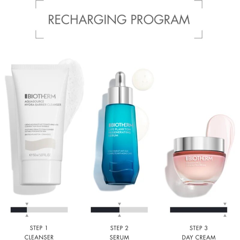 Biotherm Aquasource Cica Nutri Cream produs hrănitor pentru ten uscat sensibil si foarte uscat 50 ml