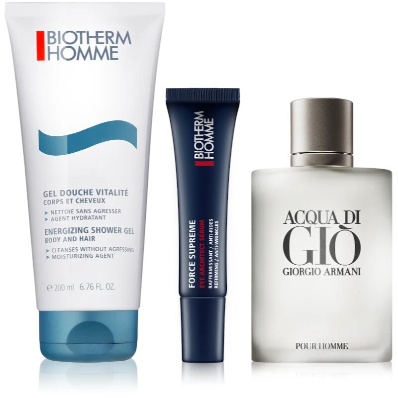 Biotherm Homme Basic Line Energizing Shower Gel set cadou pentru bărbați