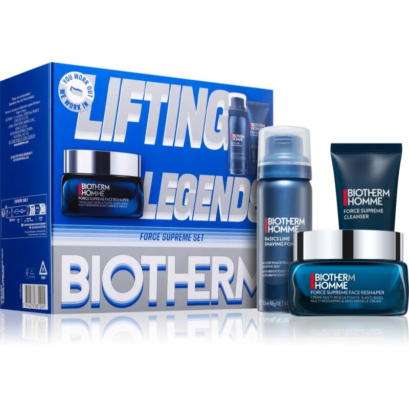 Biotherm Homme Force Supreme Face Reshaper Cream set cadou pentru bărbați