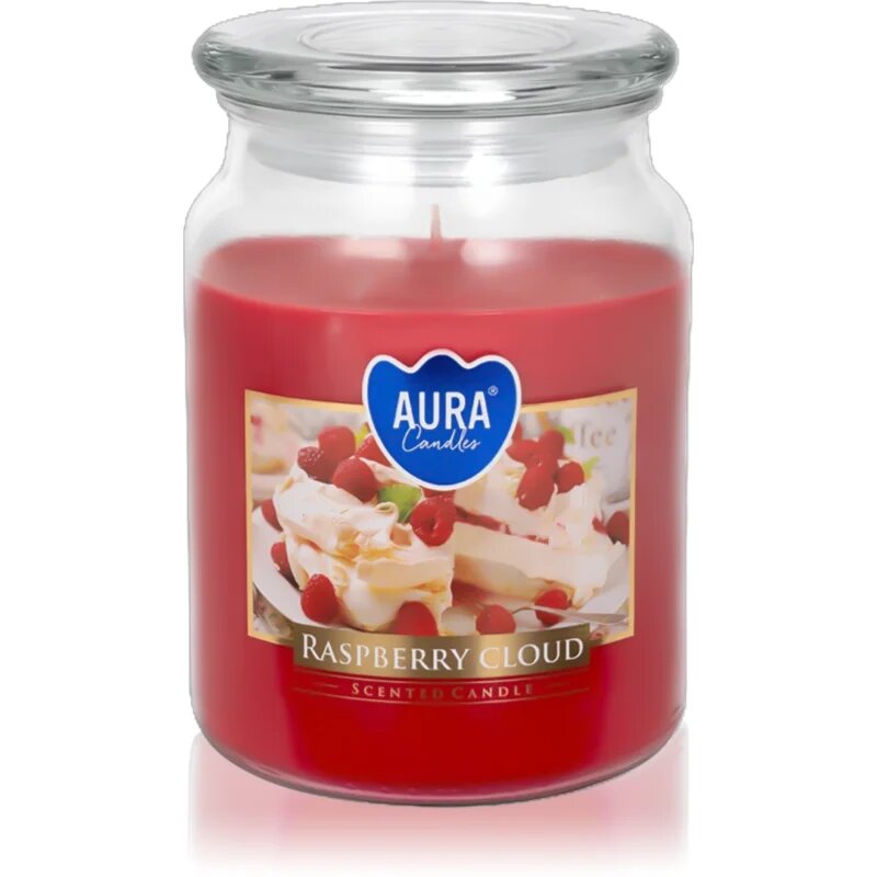 BISPOL Premium Line Raspberry Cloud lumânare parfumată 500 g