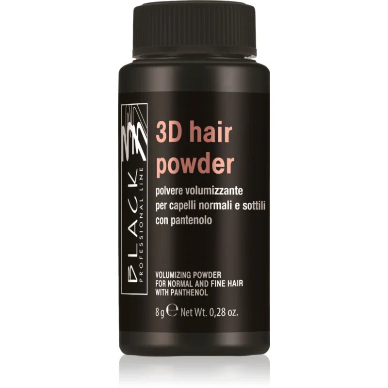 Black Professional Line 3D hair powder pudră pentru păr pentru volum 8 g
