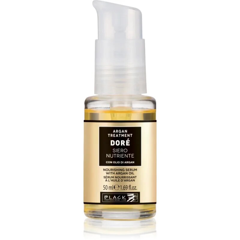 Black Professional Line Line DORÉ Nourishing Argan Oil Sérum ser de păr cu ulei de argan 50 ml