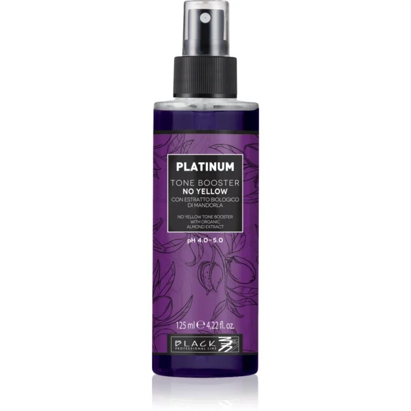 Black Professional Line Line Platinum Absolute No Yellow Booster spray care nu necesita clatire neutralizeaza tonurile de galben 125 ml