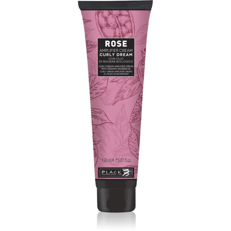 Black Professional Line Rose Curly Dream crema leave-in pentru par ondulat si cret 150 ml