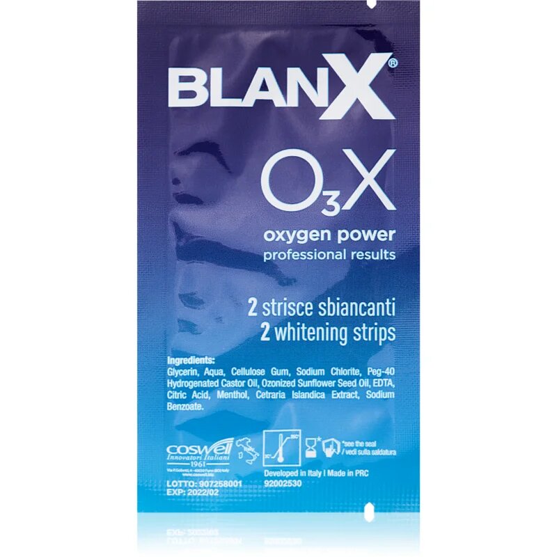 BlanX O3X Strips benzi pentru ablirea dintilor pentru dinti 10 buc