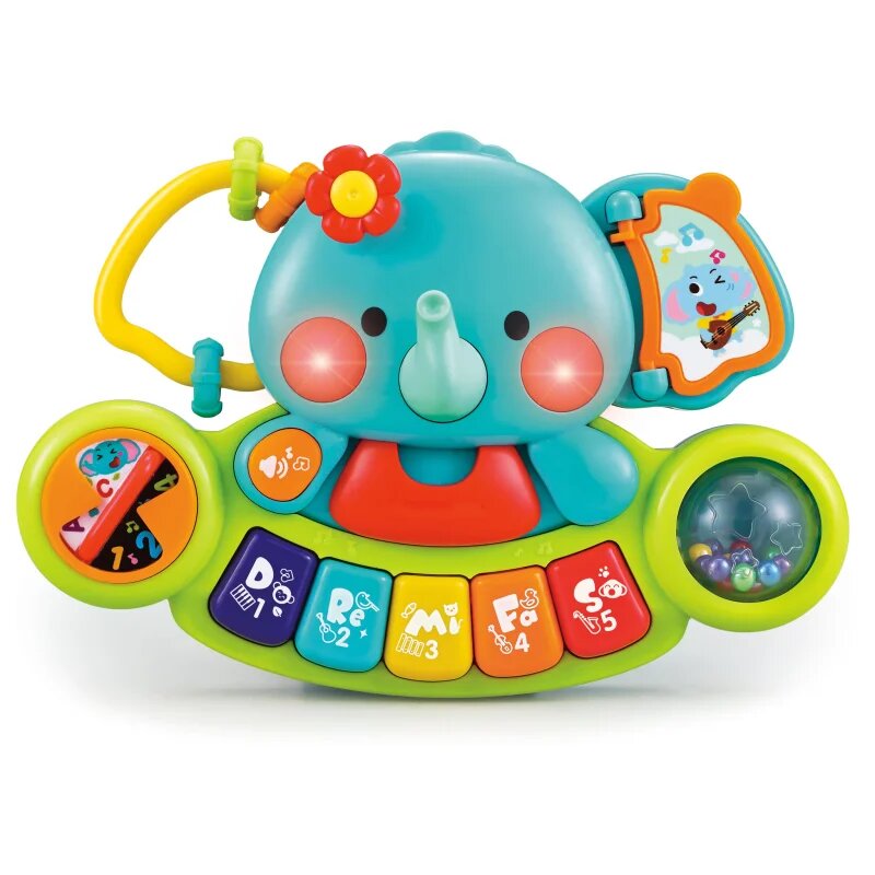 Bo Jungle B-E’L’E’Phant Piano jucărie cu activități 6 m+ 1 buc