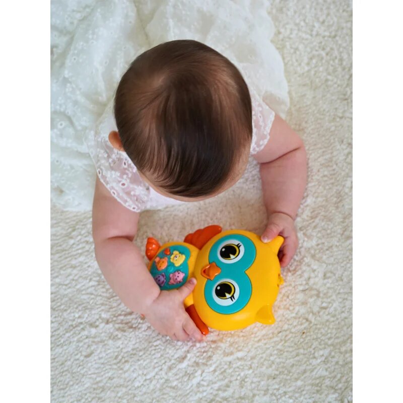 Bo Jungle Musical Owl jucărie muzicală 12m+ 1 buc