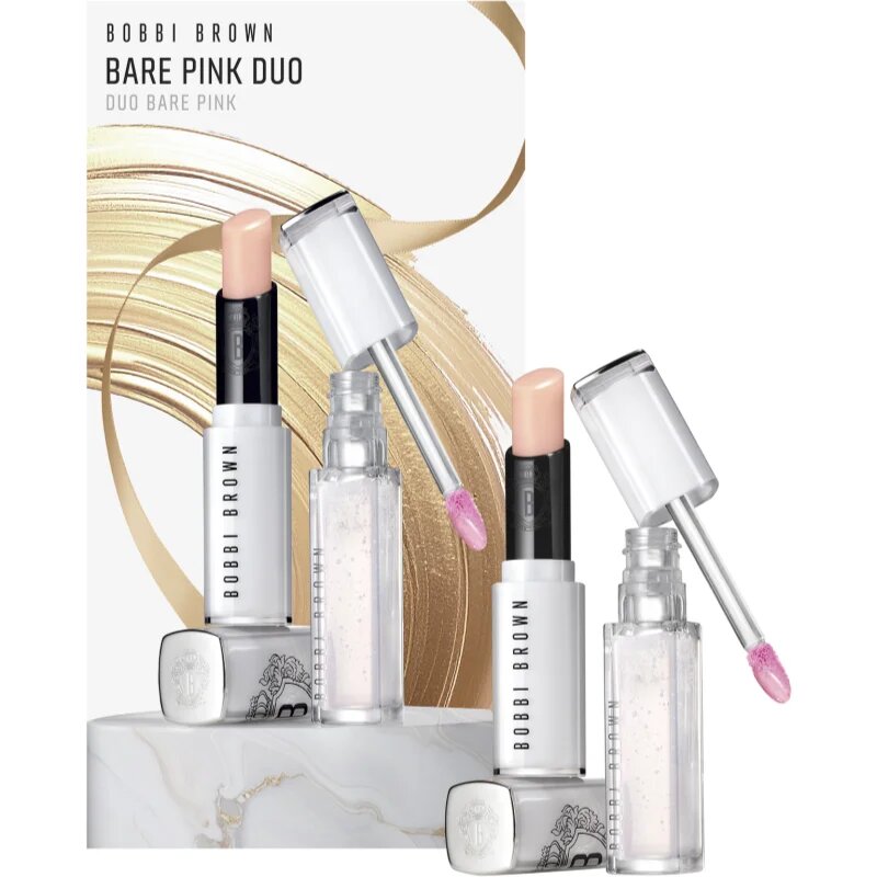 Bobbi Brown Holiday Bare Pink Duo set cadou de buze