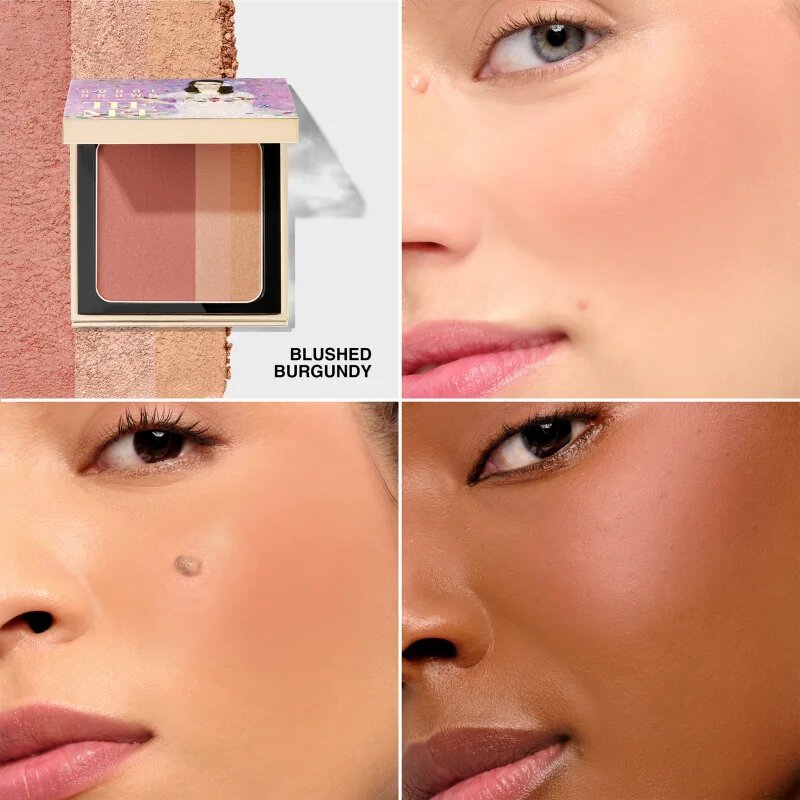 Bobbi Brown Holiday Brightening Blush blush cu efect iluminator culoare Blushed Burgundy 6.6 g