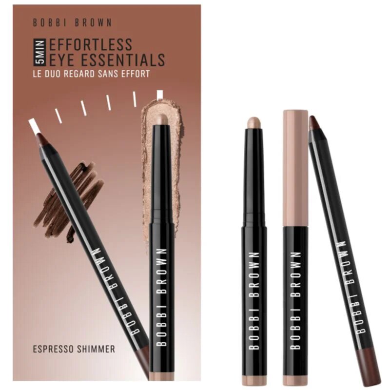 Bobbi Brown Holiday Effortless Eye Essentials set cadou culoare Espresso Shimmer