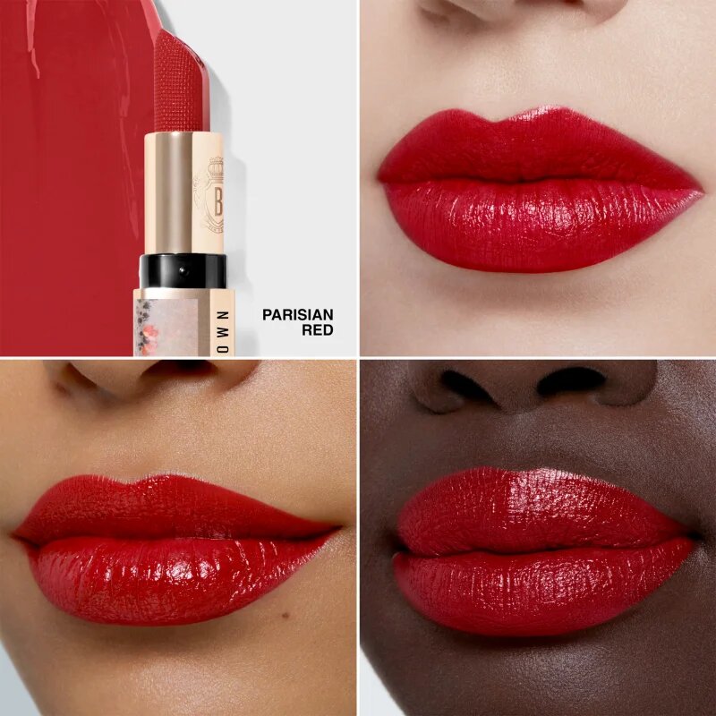 Bobbi Brown Holiday Luxe Lipstick ruj crema culoare Parisian Red 3.5 g