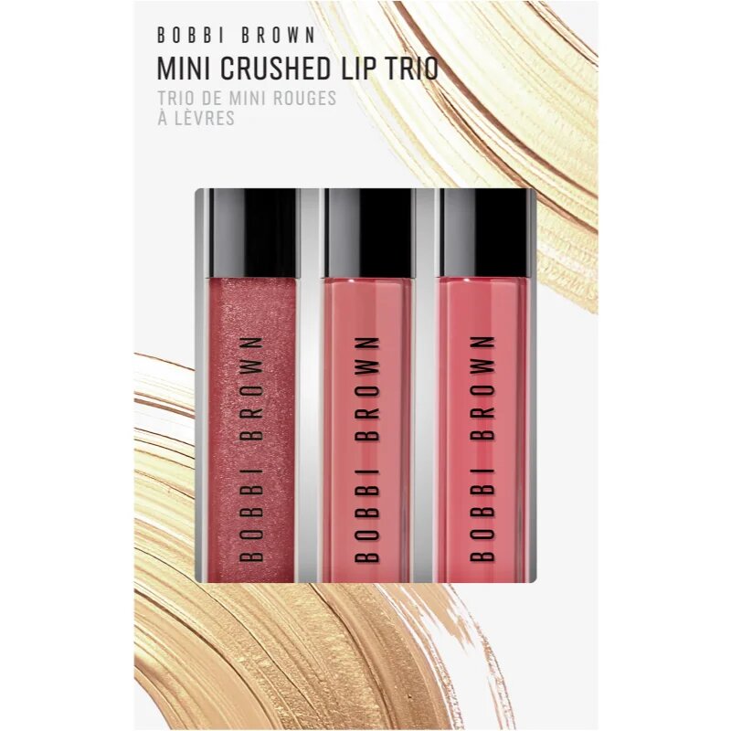 Bobbi Brown Holiday Mini Crushed Lip Trio set cadou de buze culoare New Romantic / Love Letter / Kir Sugar