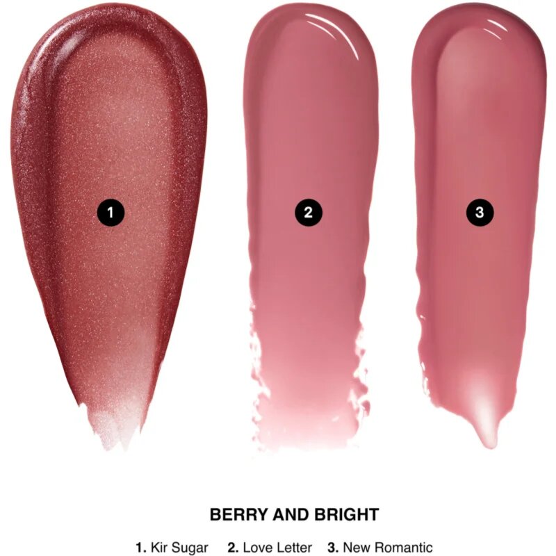 Bobbi Brown Holiday Mini Crushed Lip Trio set cadou de buze culoare New Romantic / Love Letter / Kir Sugar