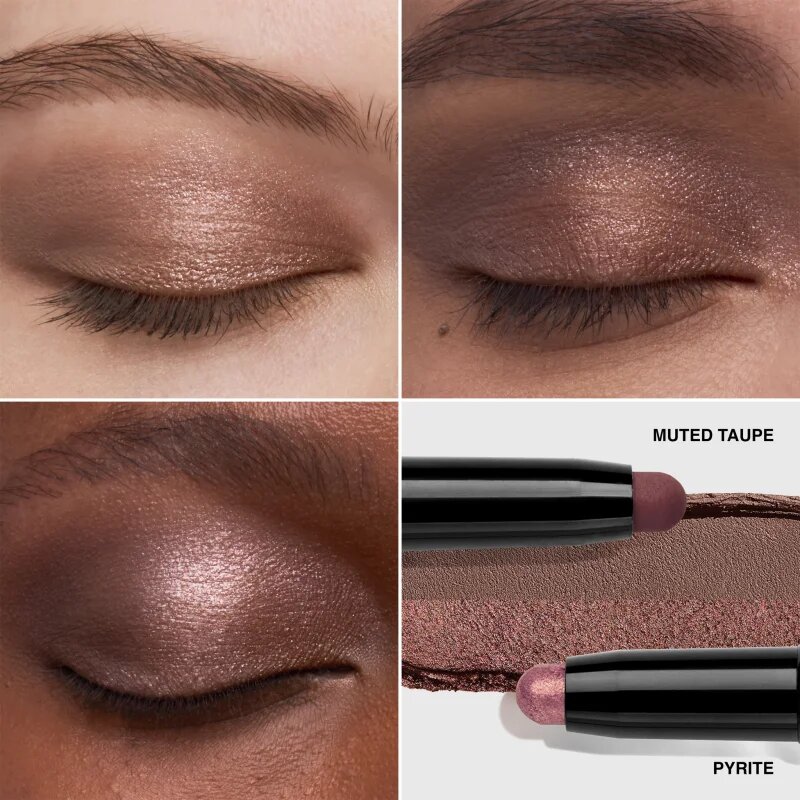 Bobbi Brown Long-Wear Dual-Ended Cream Shadow Stick creion pentru ochi duo culoare Pyrite / Muted Taupe 1.6 g