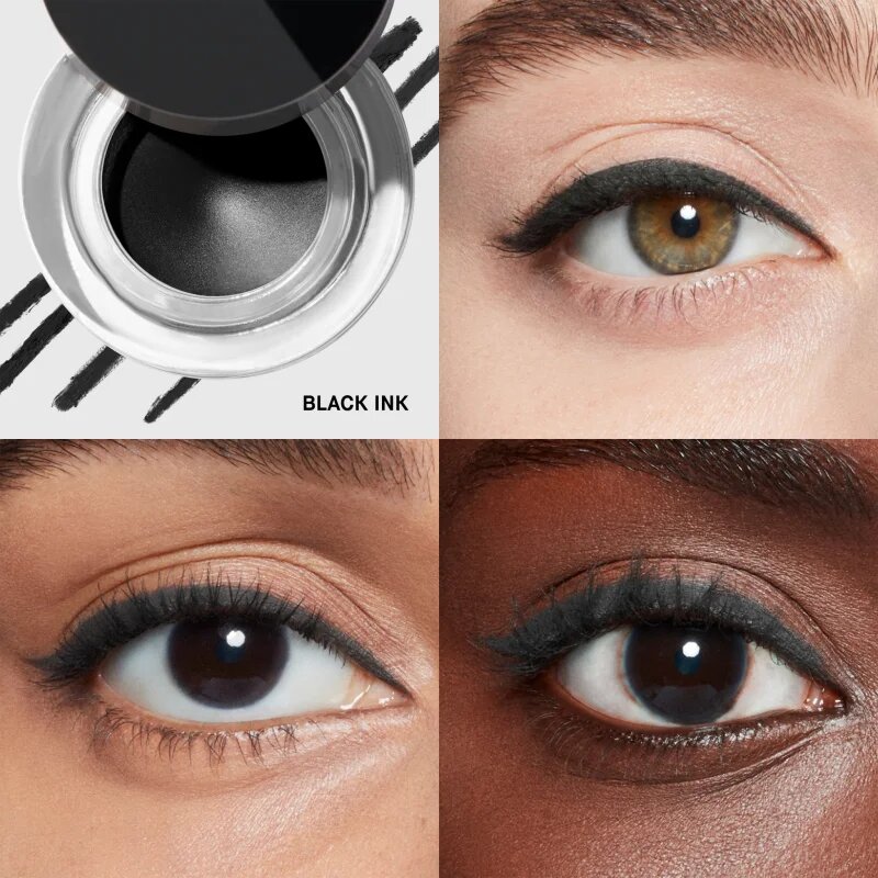 Bobbi Brown Long-Wear Gel Eyeliner eyeliner cu textura de gel culoare Black Ink 3 g