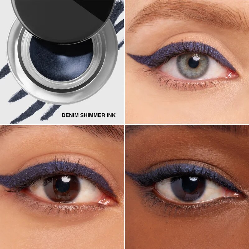 Bobbi Brown Long-Wear Gel Eyeliner eyeliner cu textura de gel culoare Denim Ink 3 g