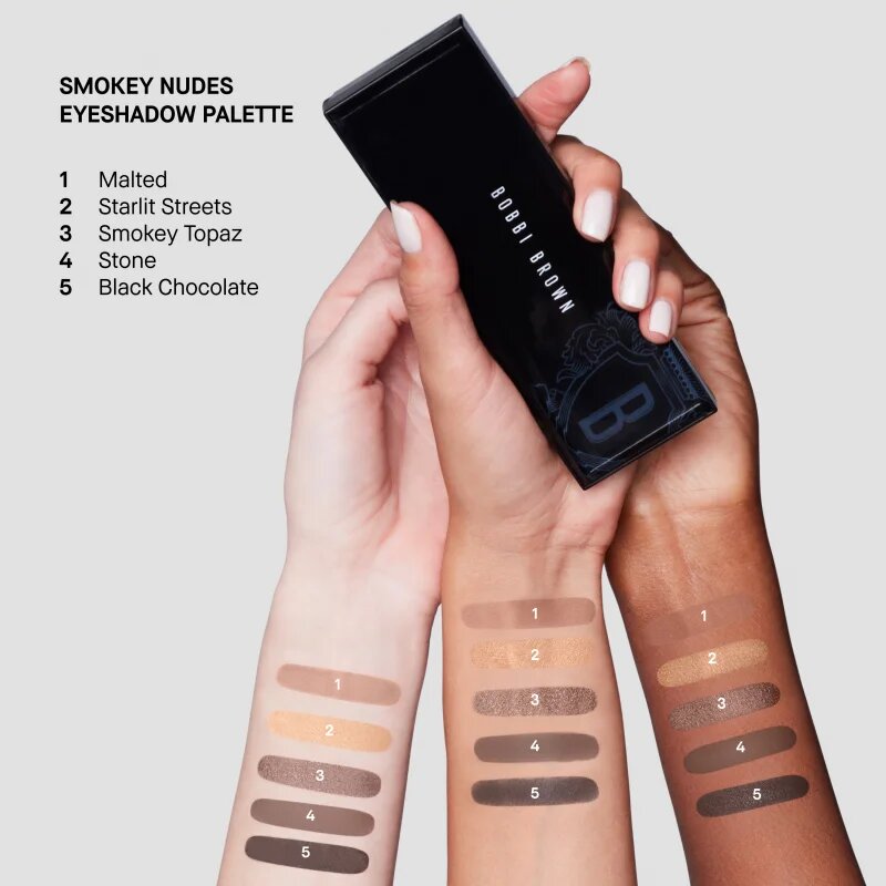 Bobbi Brown Nudes Eyeshadow Palette paletă cu farduri de ochi culoare Smokey Nudes 1 buc