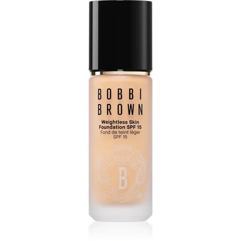 Bobbi Brown Weightless Skin Foundation SPF 15 machiaj persistent cu efect de hidratare culoare Natural Tan 30 ml