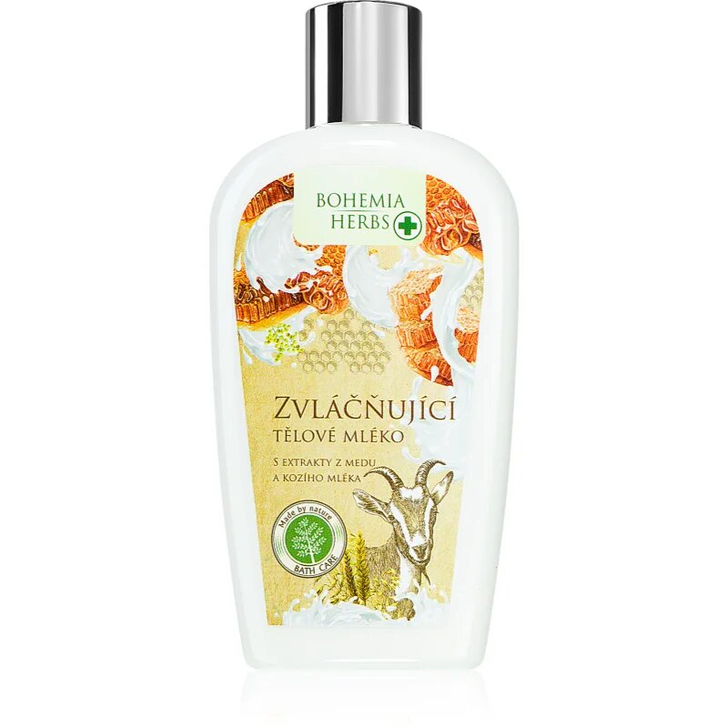 Bohemia Gifts Bohemia Herbs Honey & Goat Milk lapte de corp 250 ml