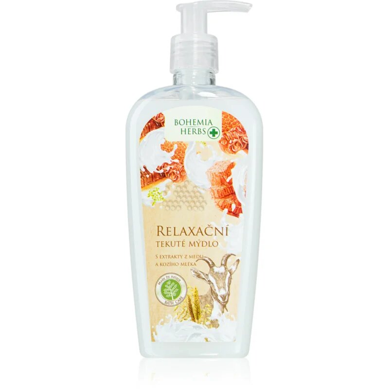 Bohemia Gifts Bohemia Herbs Honey & Goat Milk săpun lichid 300 ml