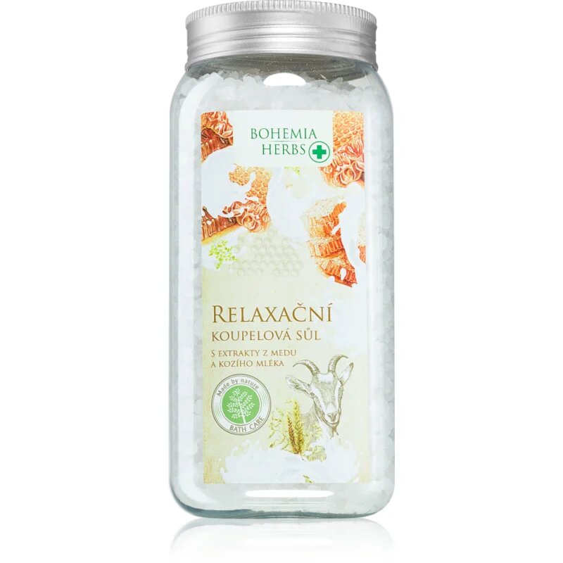 Bohemia Gifts Bohemia Herbs Honey & Goat Milk sare de baie 900 ml