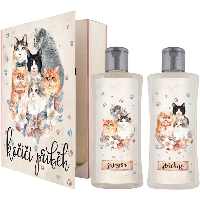 Bohemia Gifts Book Cat's Tale set cadou