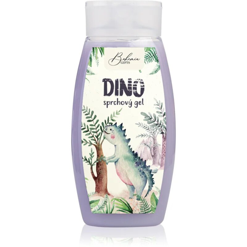 Bohemia Gifts Dino Blueberry gel de duș pentru copii 250 ml