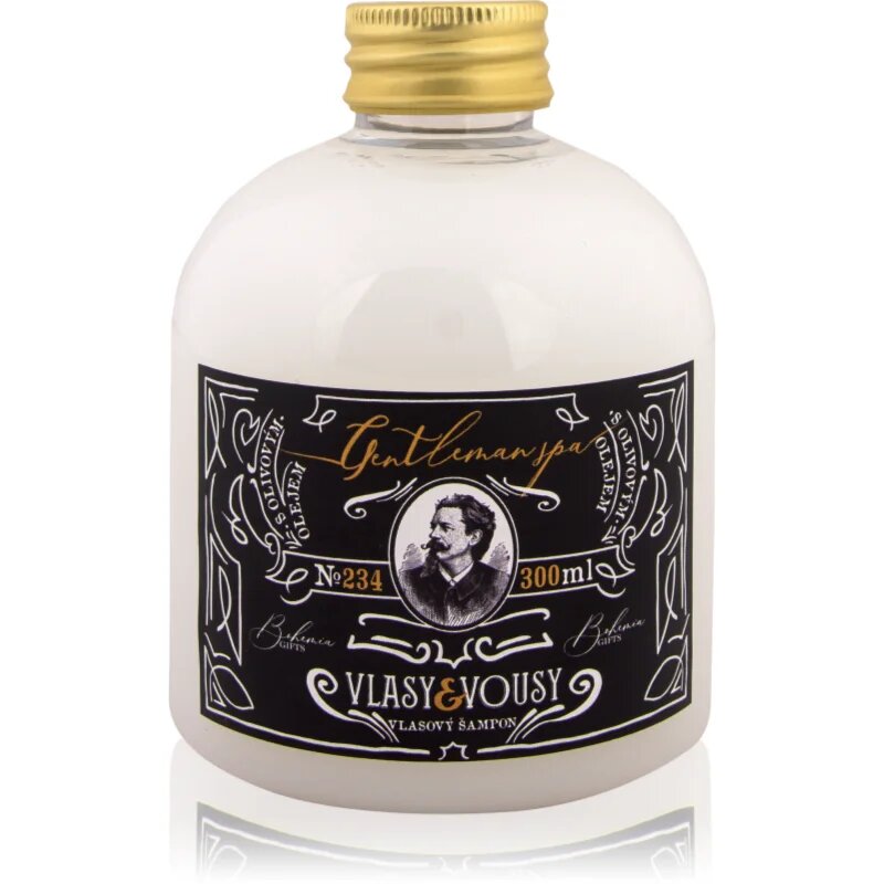 Bohemia Gifts Gentleman Spa șampon pentru păr și barbă 300 ml