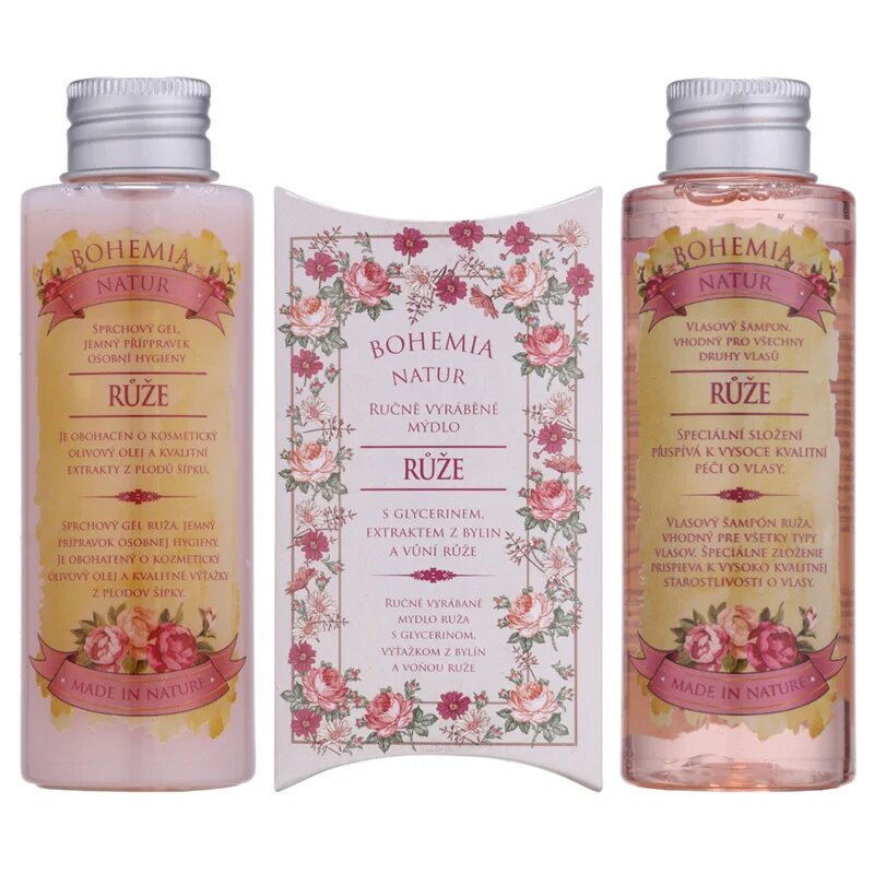 Bohemia Gifts Roses set cadou cu aromă de trandafiri pentru femei